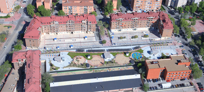 Aparcamiento subterrÃ¡neo para residentes y plaza pÃºblica en Calle Nueva York. MÃ³stoles. (3)